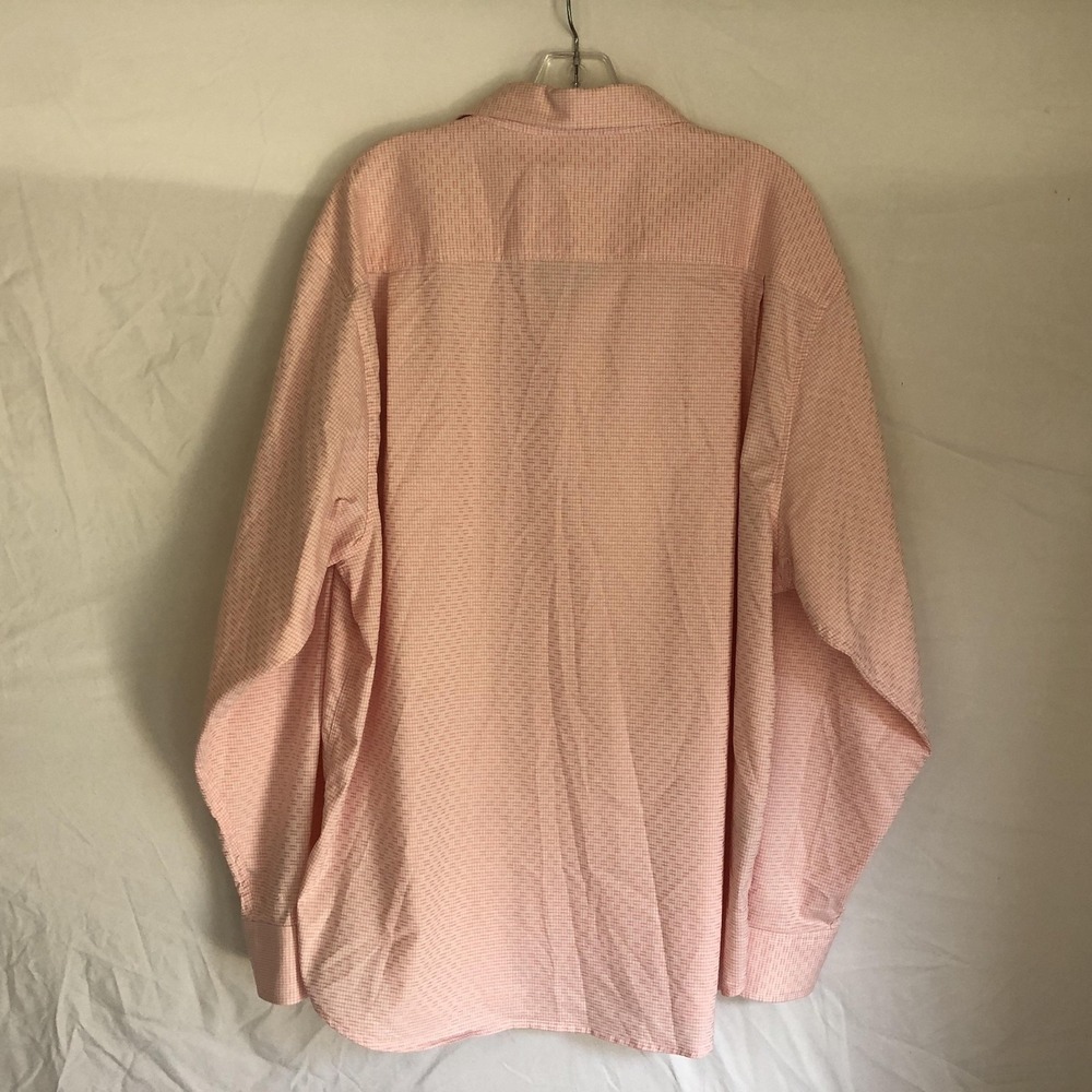 Tommy Bahama Mens XL Pink Check Sarasota Stretch Long Sleeve Button Front Shirt - Picture 5 of 11